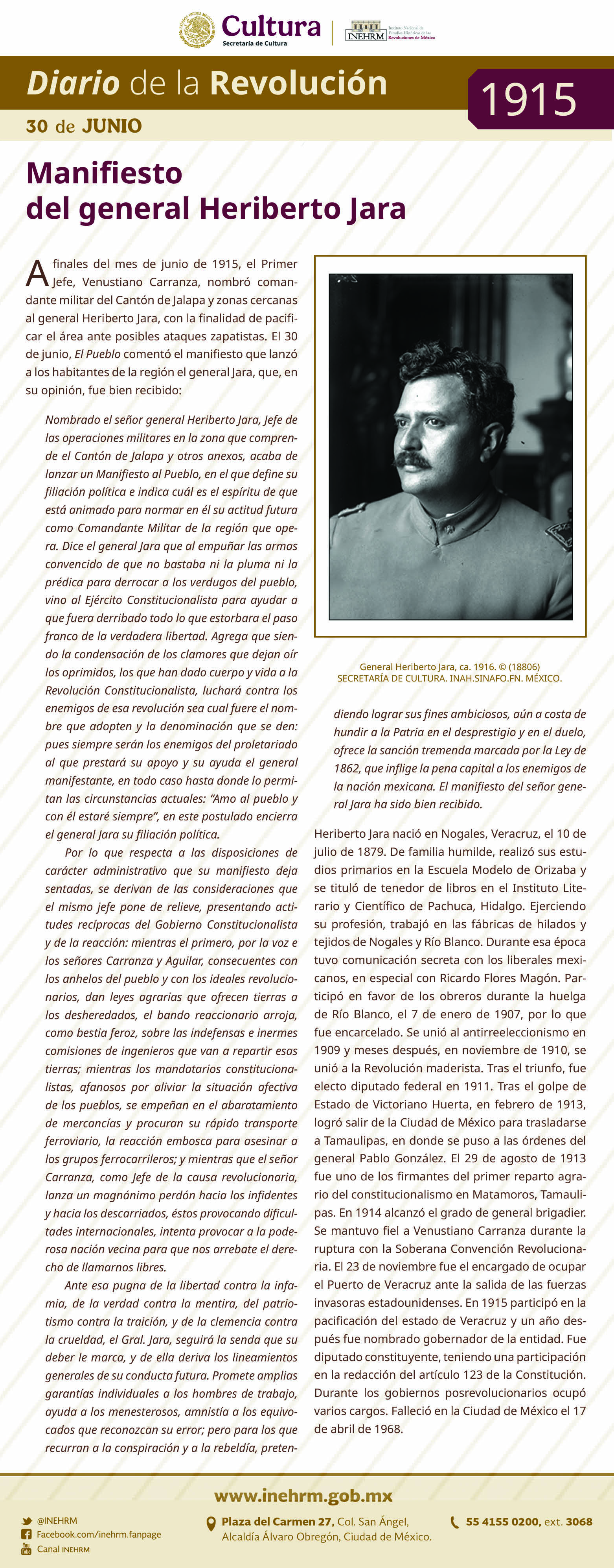 30 de junio 1915