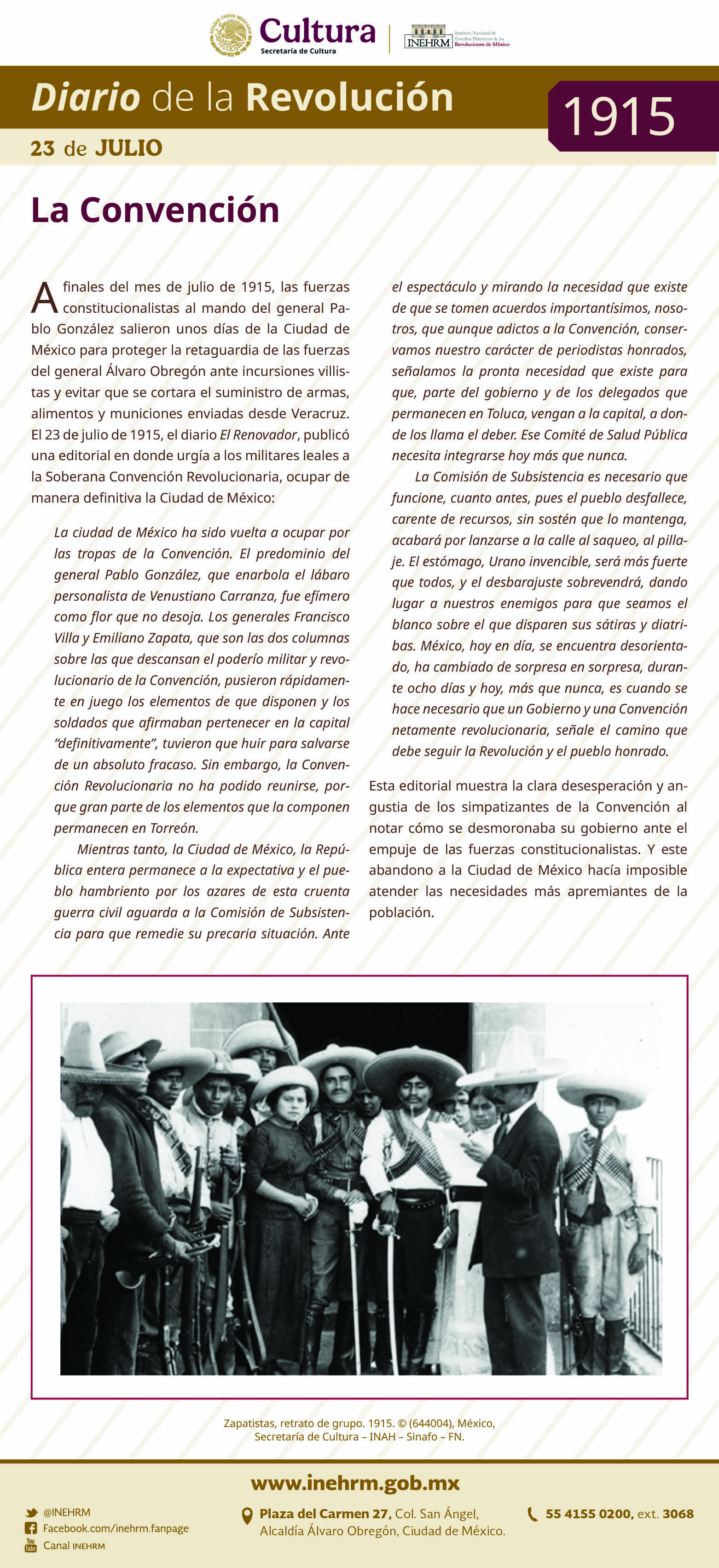 23 de julio 1915