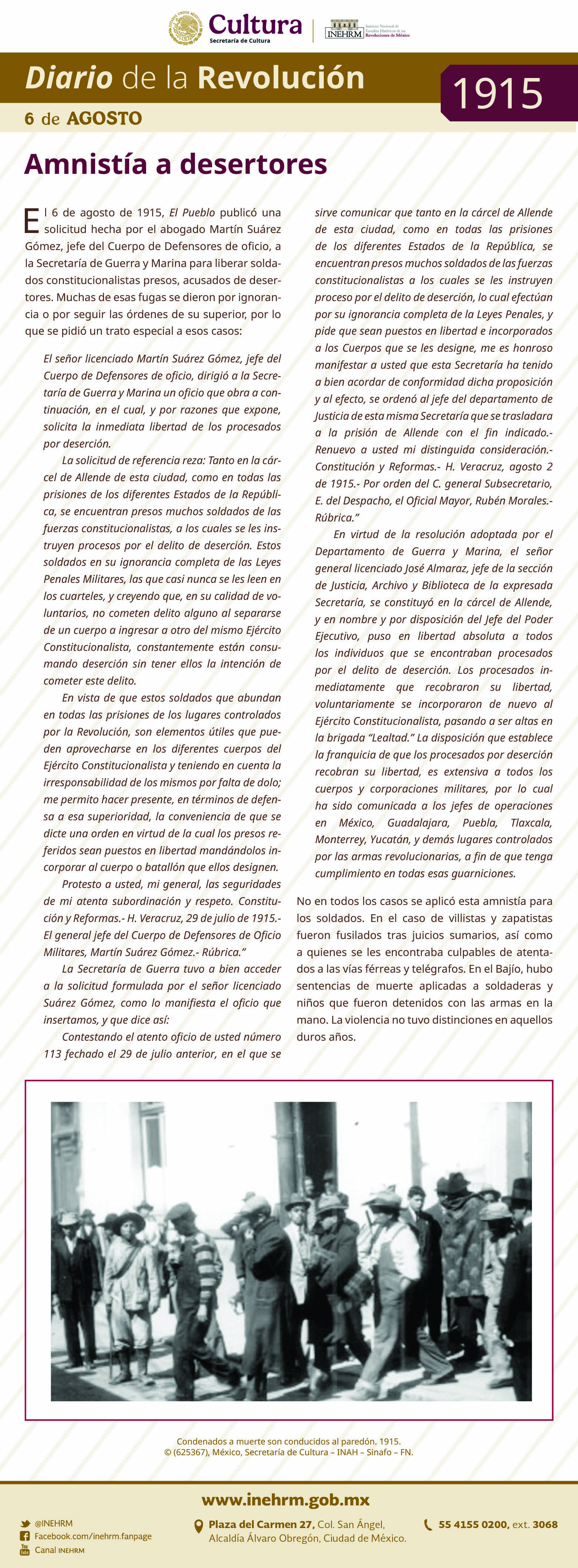 6 de agosto 1915