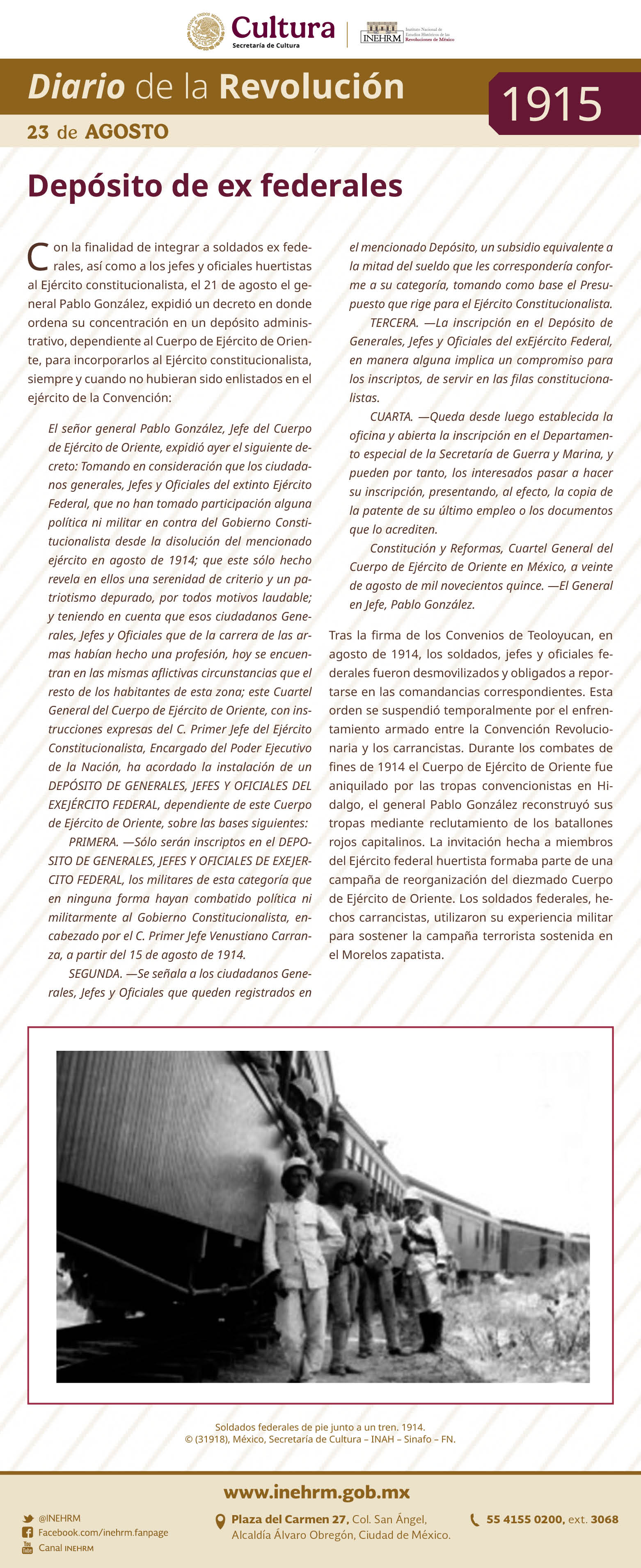 23 de agosto 1915
