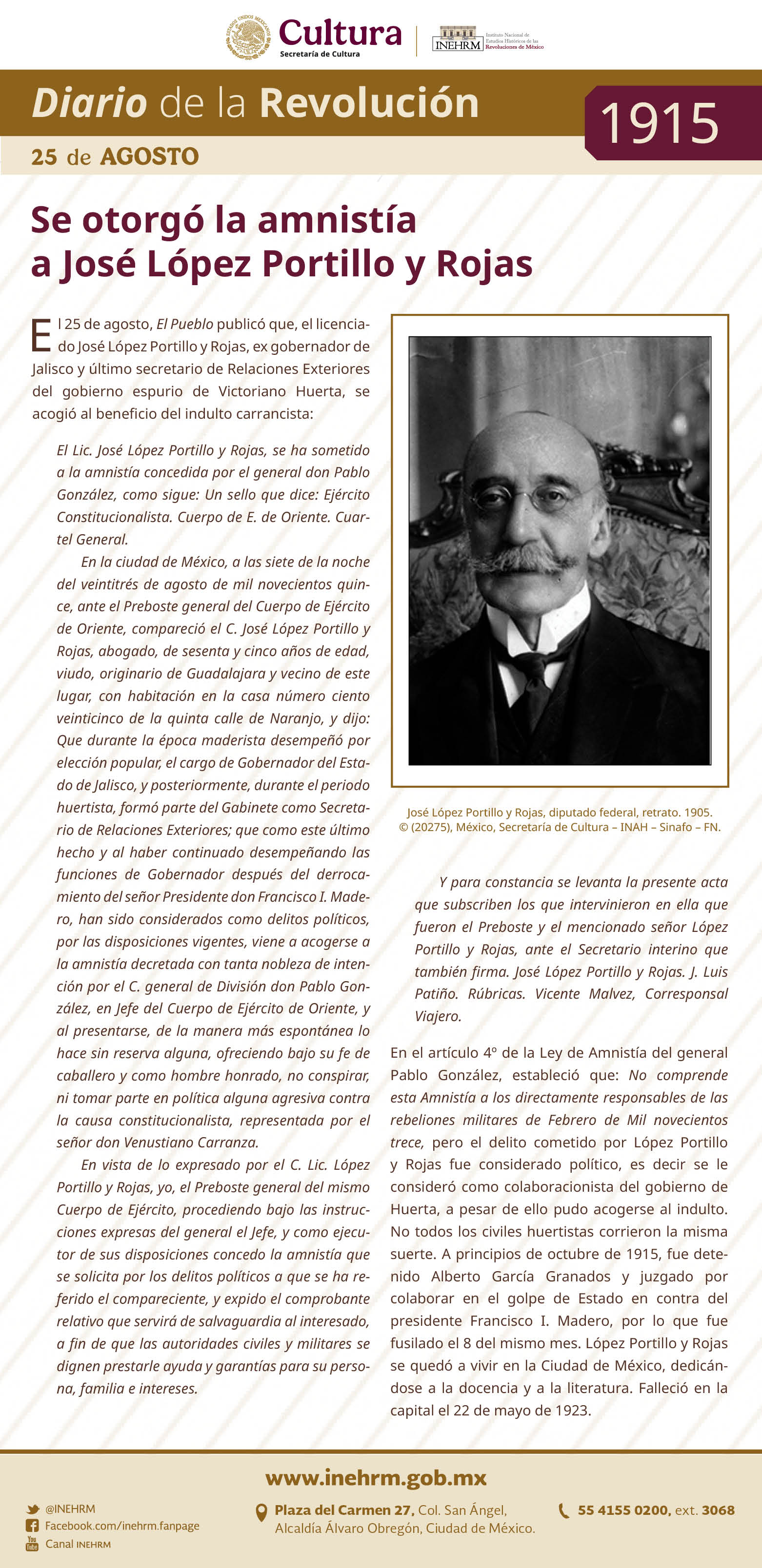25 de agosto 1915