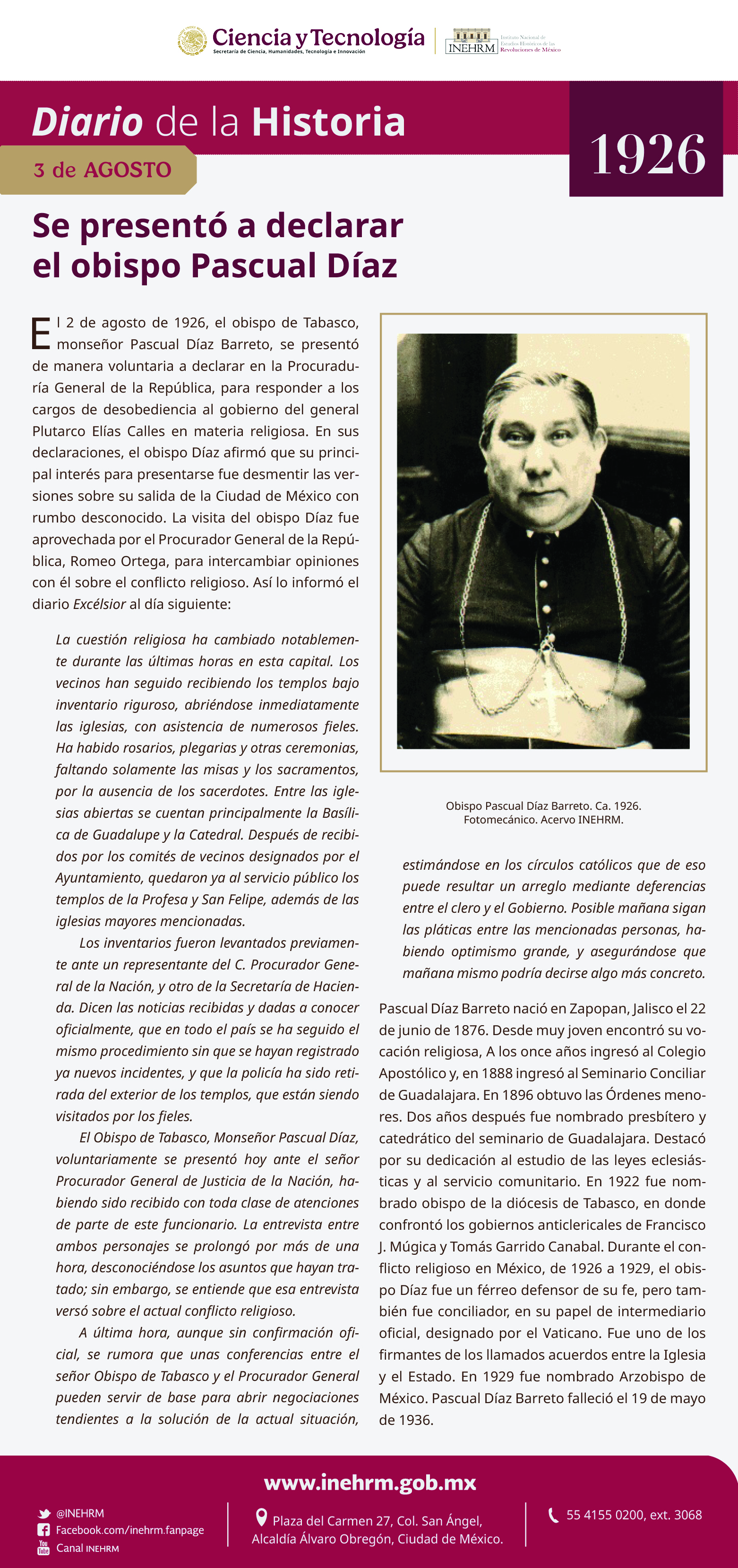 3 de agosto de 1926