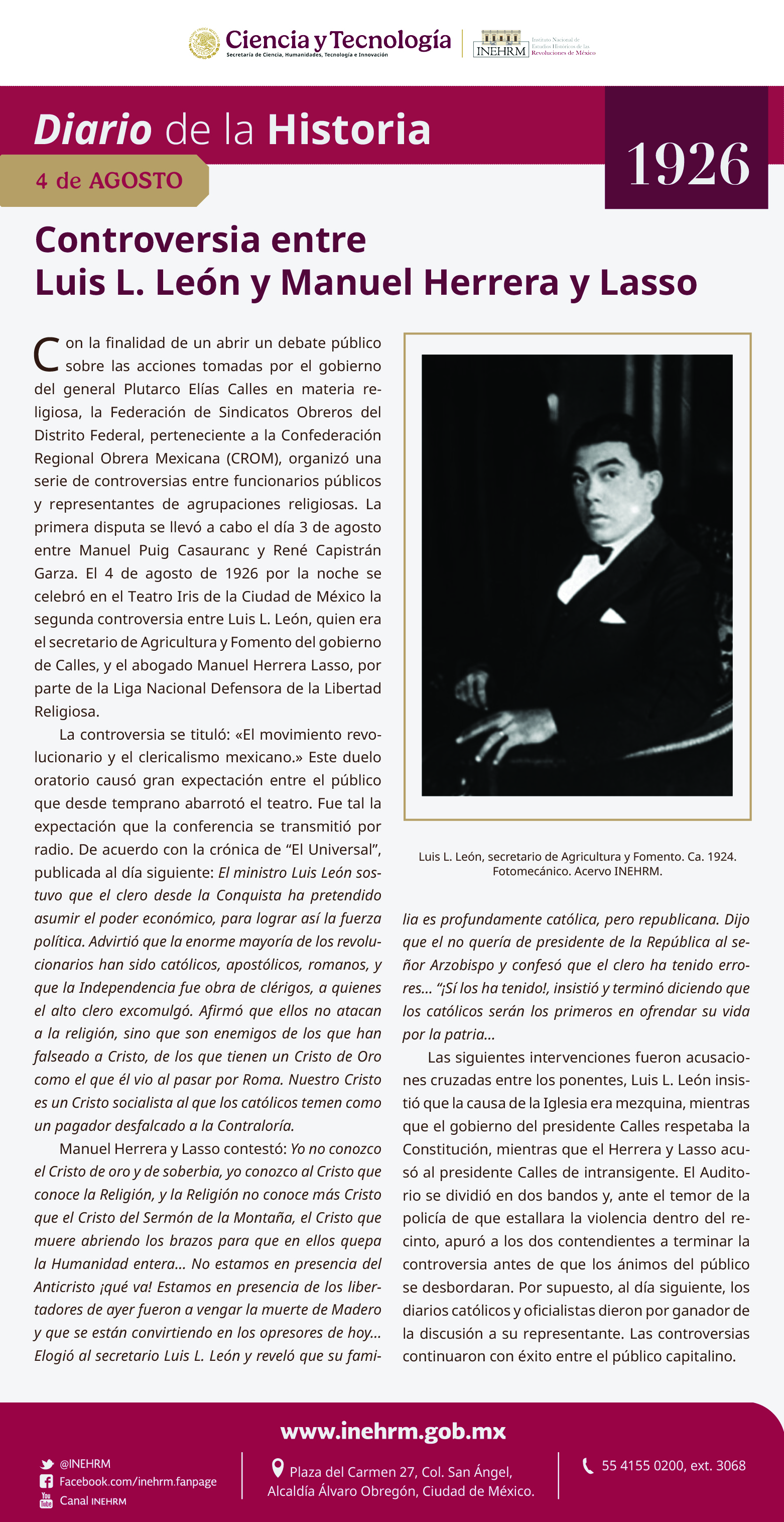 4 de agosto de 1926