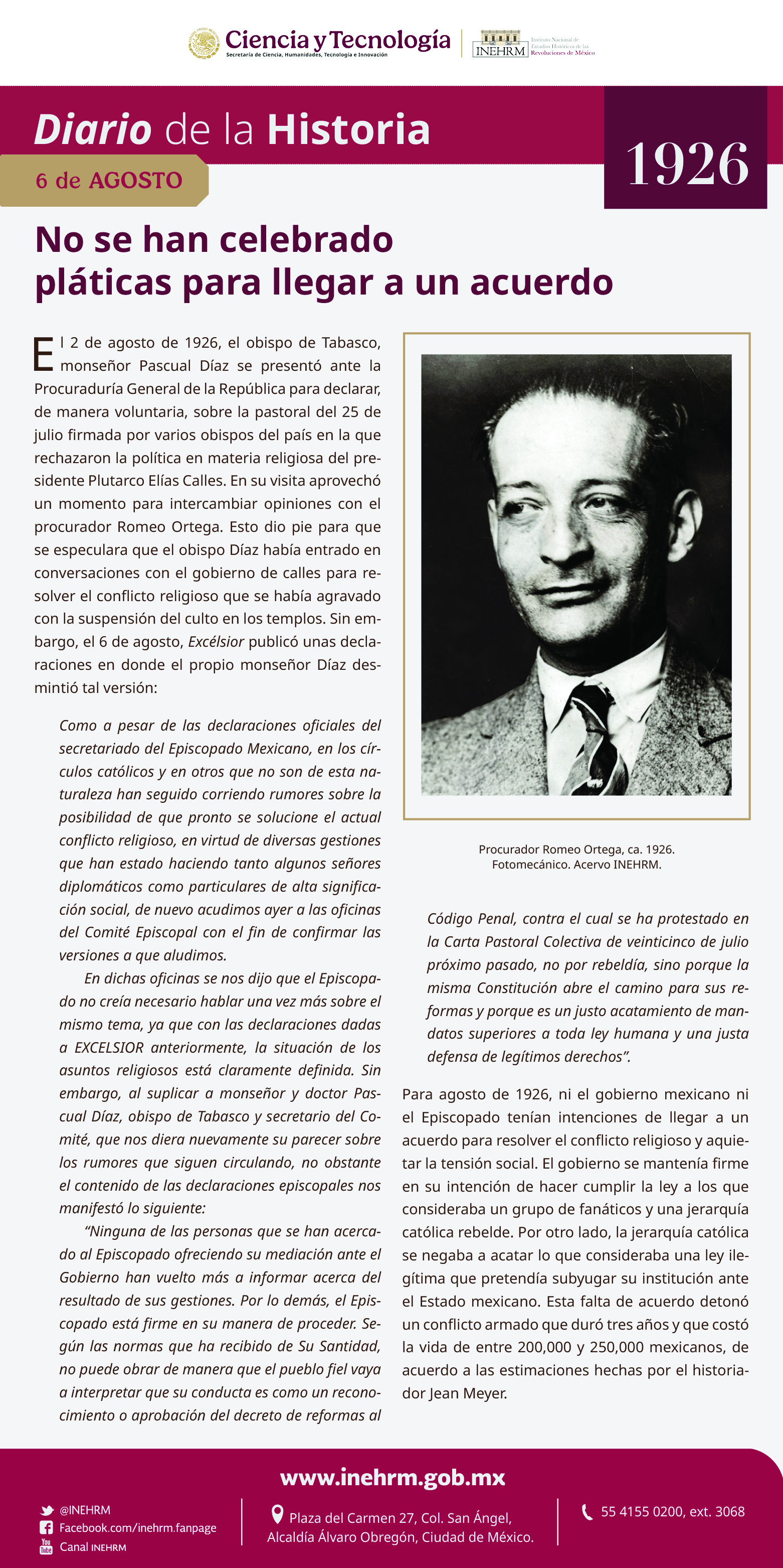 6 de agosto de 1926