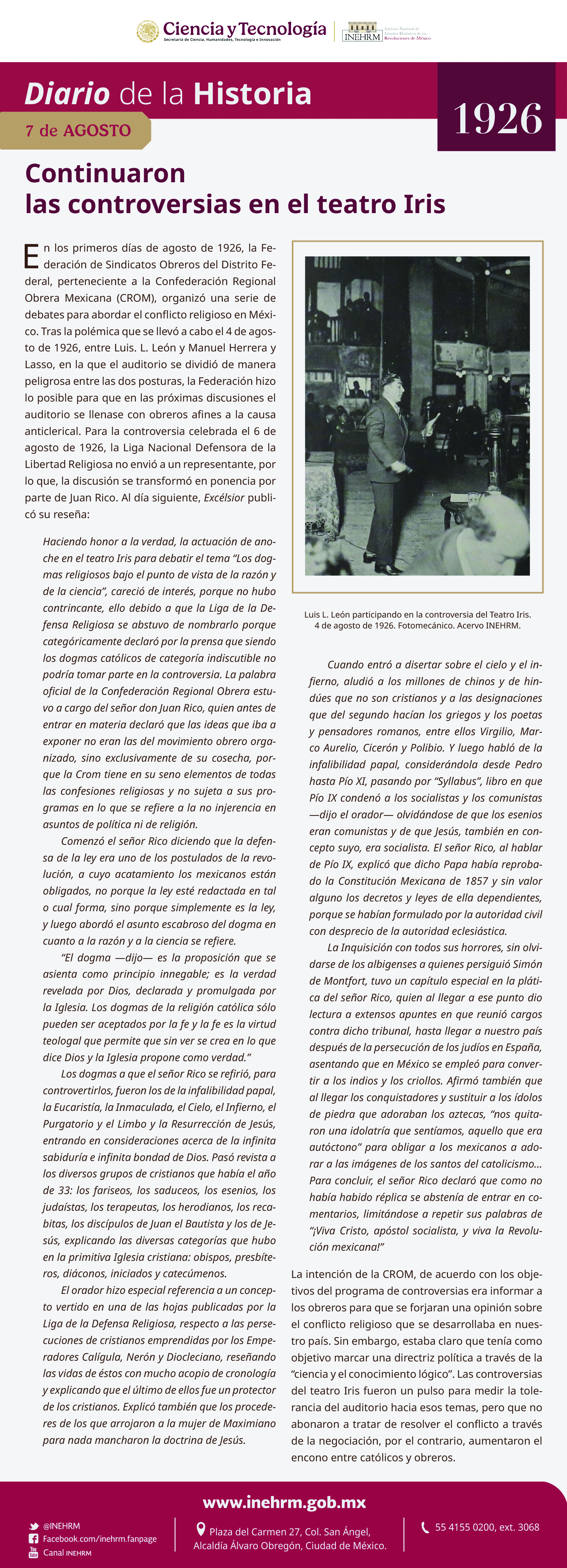 7 de agosto de 1926