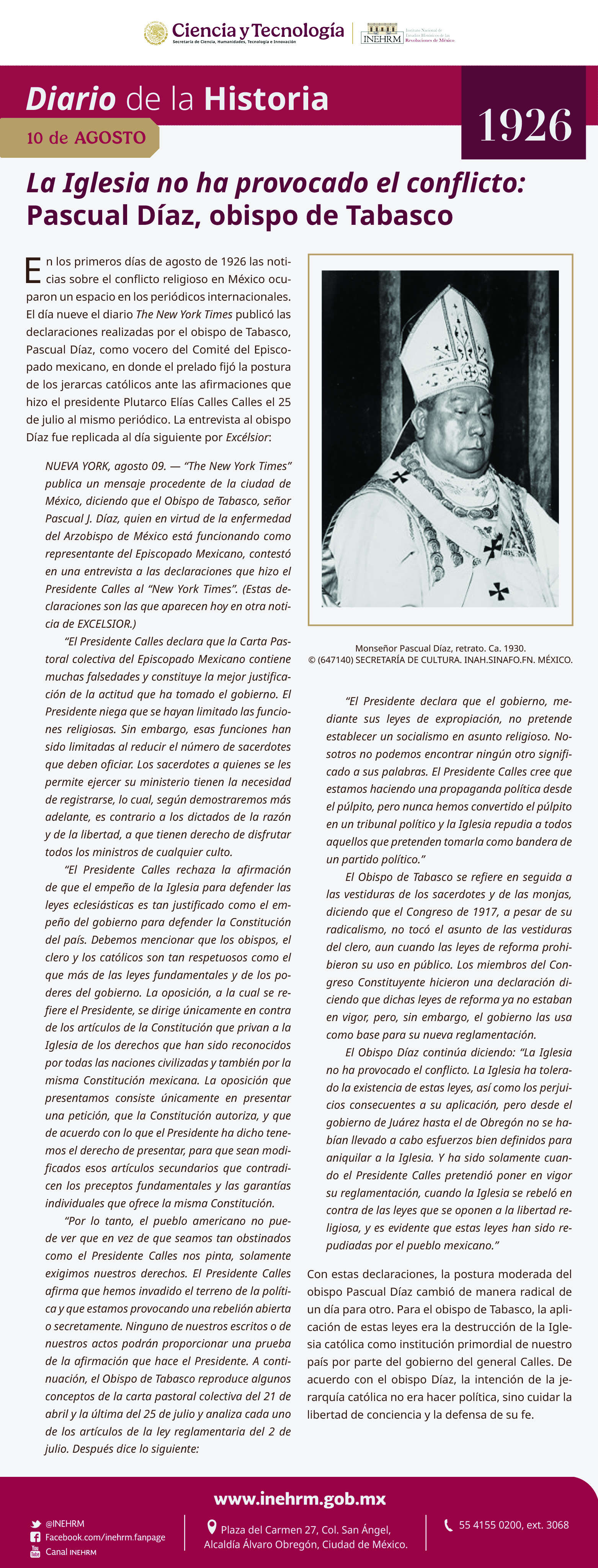 10 de agosto de 1926