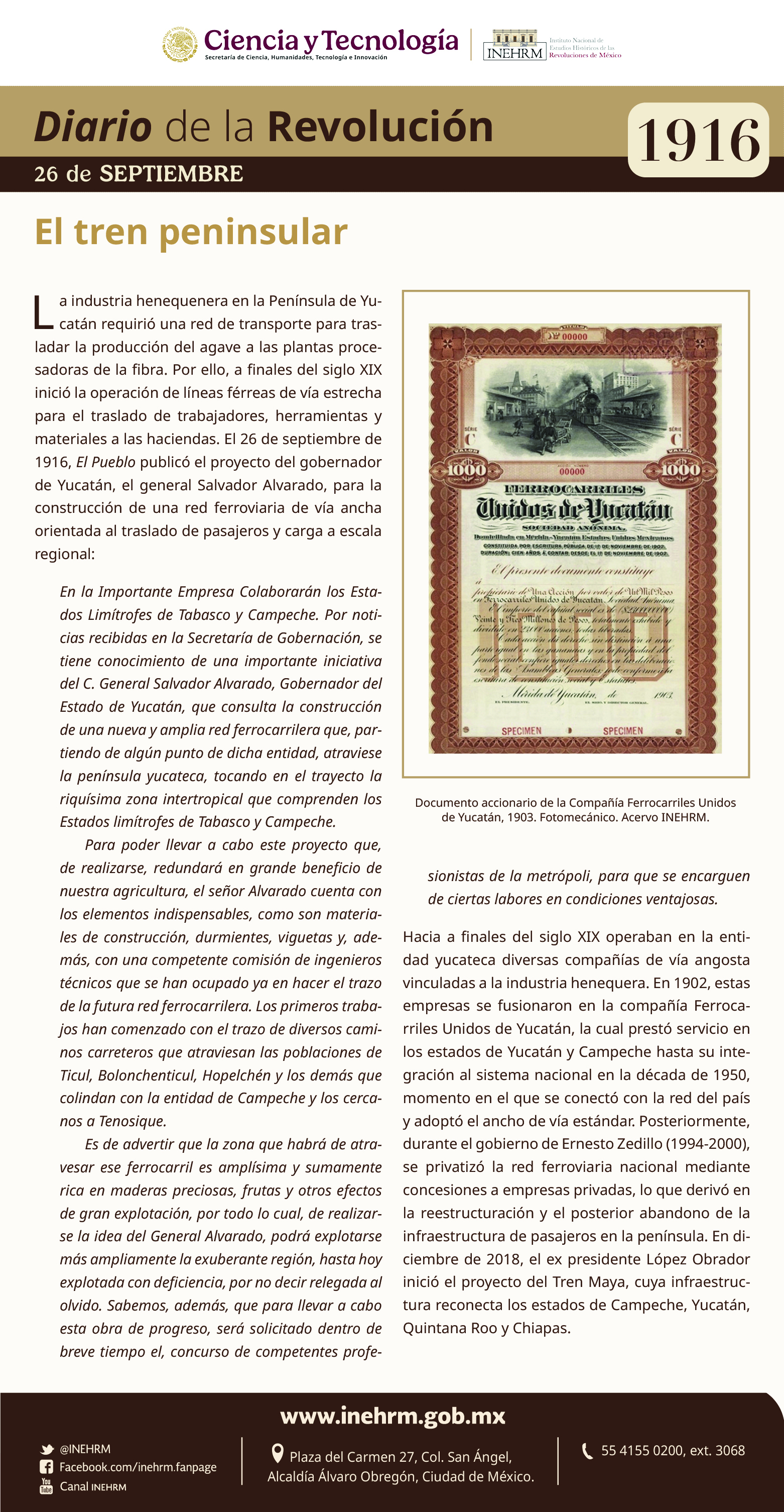 26 de septiembre 1916