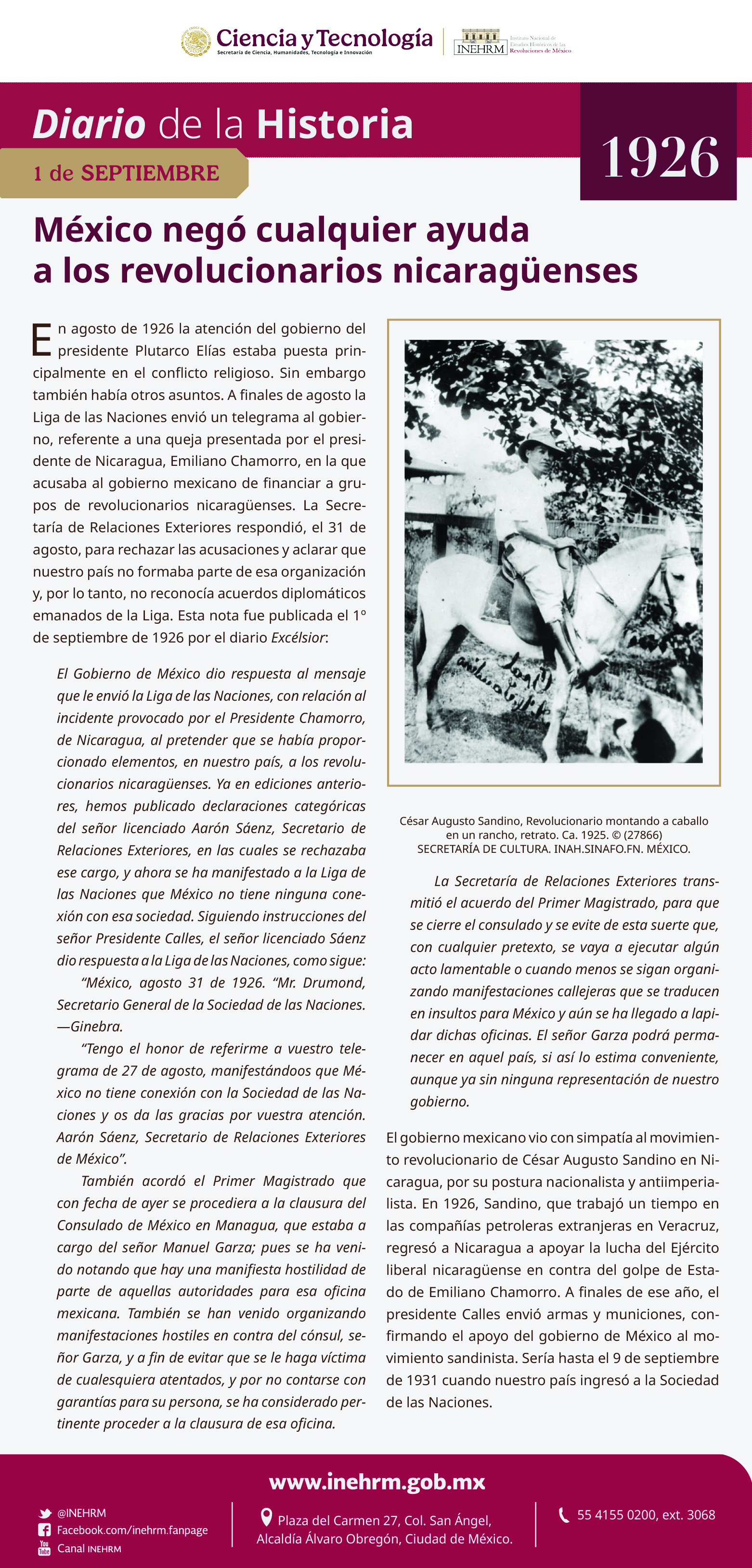 1 de septiembre de 1926