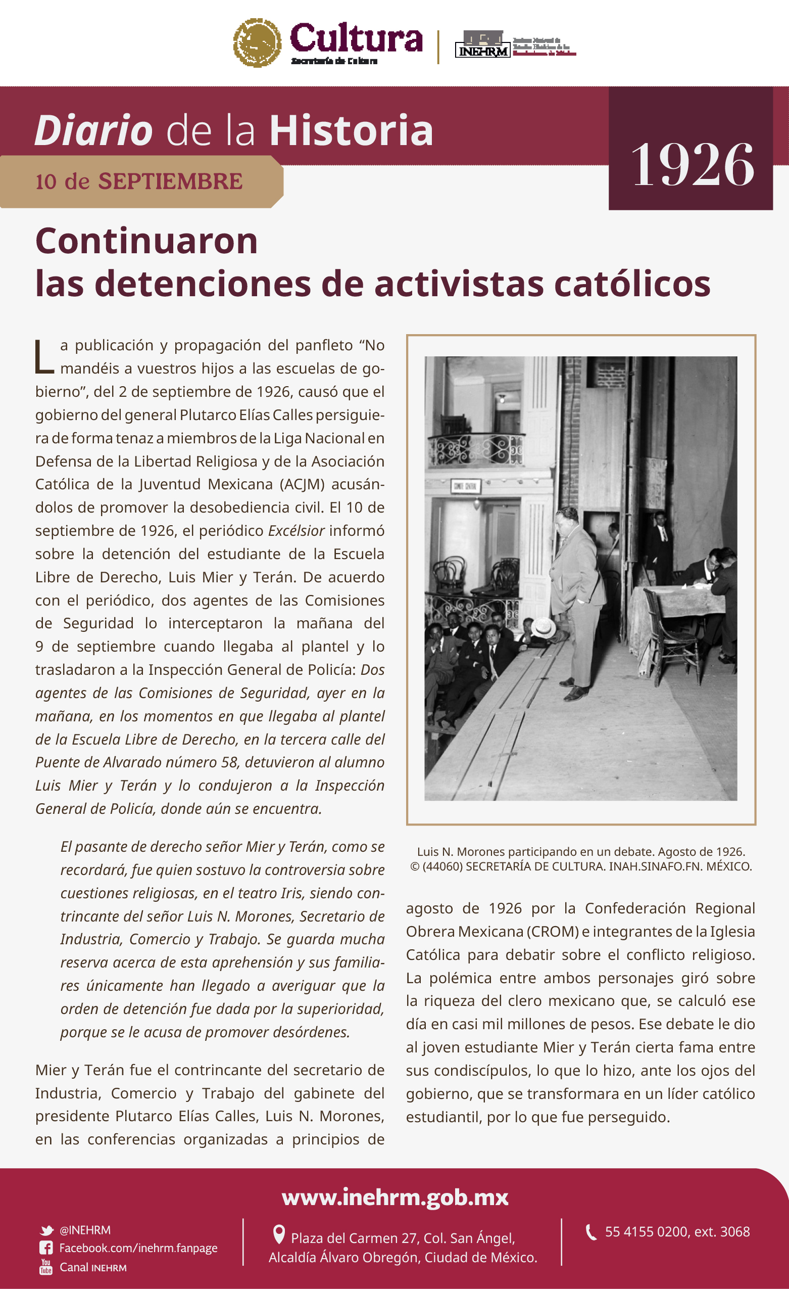 10 de septiembre de 1926