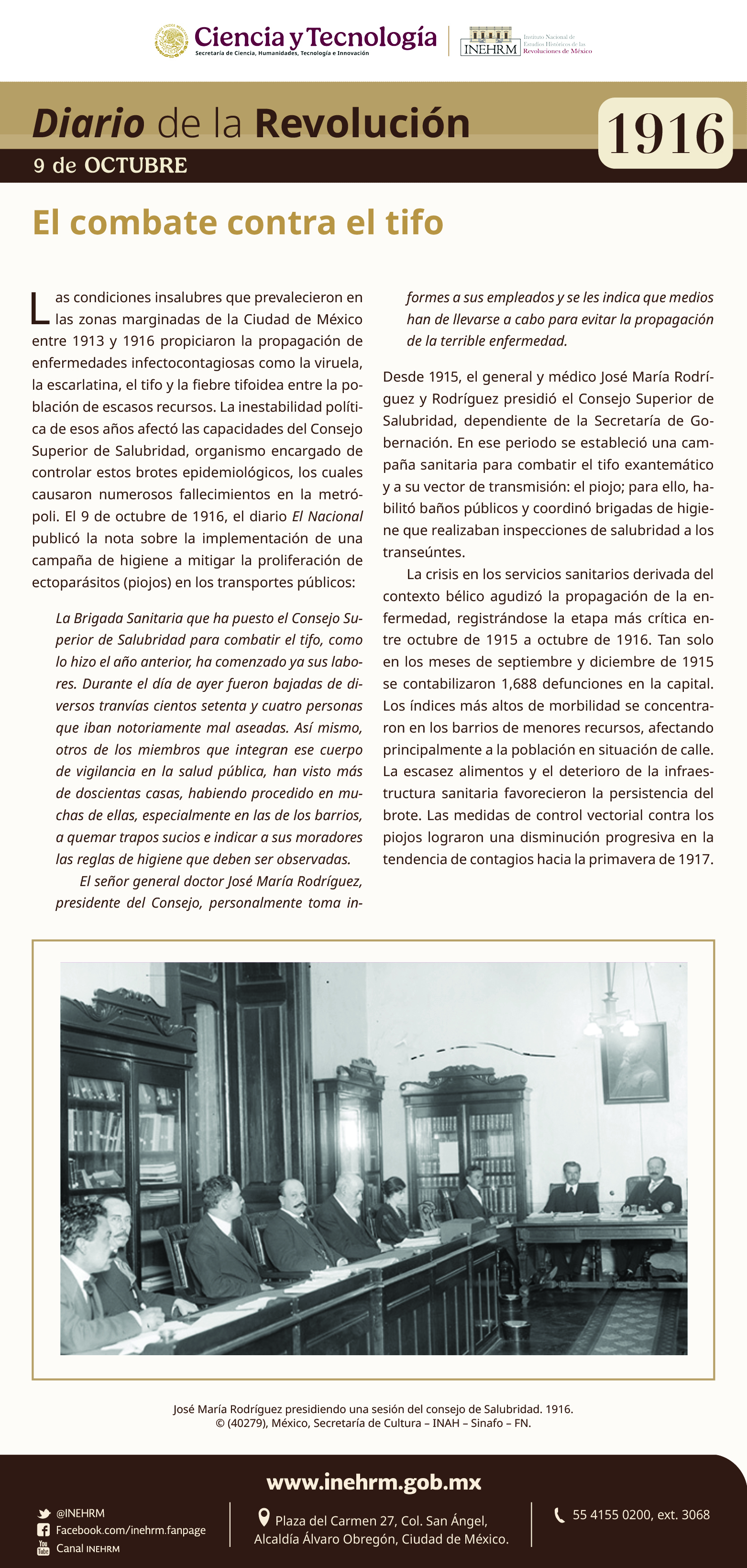 9 de octubre 1916
