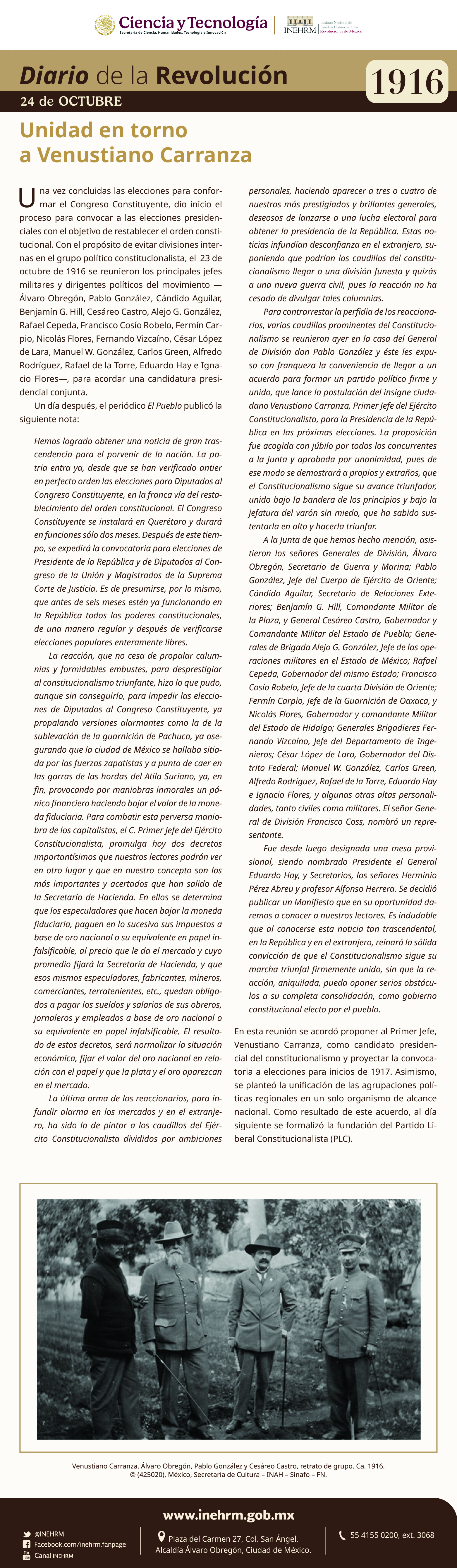 24 de octubre 1916