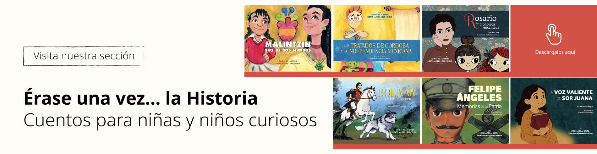 Sección de libros infantiles.