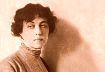 Centenario AlexandraKollontai tarjeta